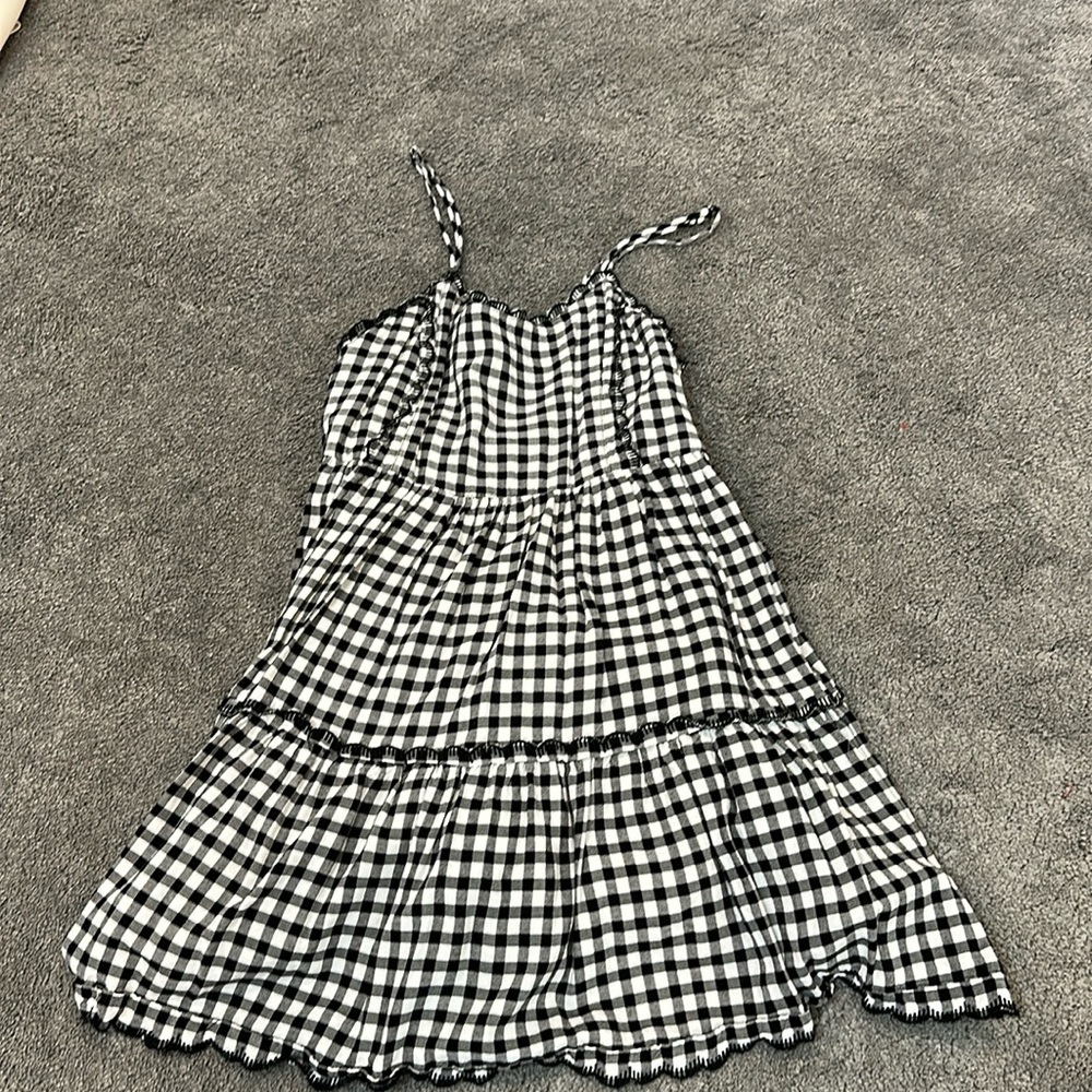 Black and white checkered dress size XS